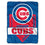 Northwest MLB Chicago Cubs Royal Plush Raschel Throw, One Size, Multicolor - 757 Sports Collectibles