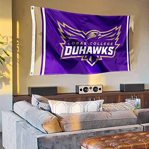 College Flags & Banners Co. Loras Duhawks 3x5 Foot Flag - 757 Sports Collectibles