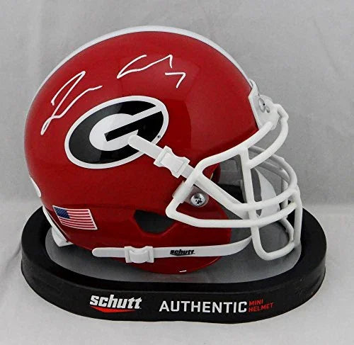 Lorenzo Carter Autographed Georgia Bulldogs Schutt Mini Helmet- JSA W Auth White