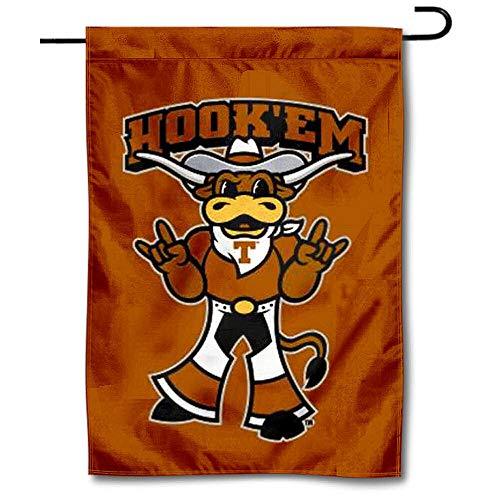 College Flags & Banners Co. Texas Longhorns Hook Em Horns Garden Flag - 757 Sports Collectibles