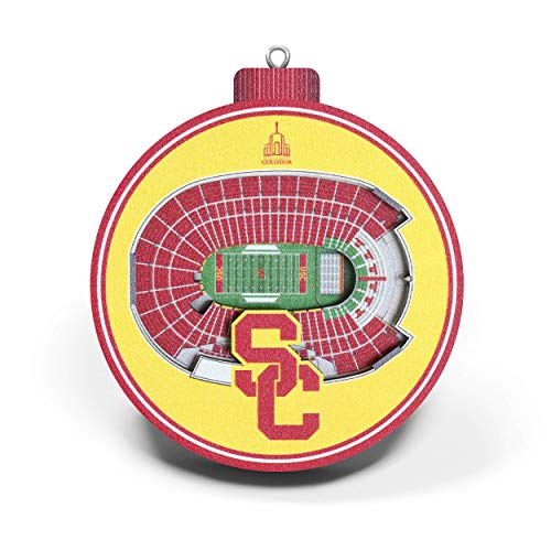 YouTheFan NCAA USC Trojans 3D StadiumView Ornament - Los Angeles Memorial Coliseum - 757 Sports Collectibles