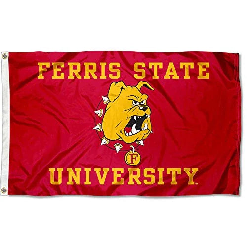 Ferris State FSU Bulldogs Flag 3x5 Banner - 757 Sports Collectibles