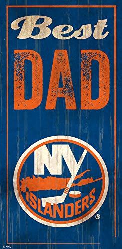 Fan Creations NHL New York Islanders Unisex New York Islanders Best Dad Sign, Team Color, 6 x 12 - 757 Sports Collectibles