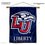 Liberty Flames Banner with Hanging Pole - 757 Sports Collectibles