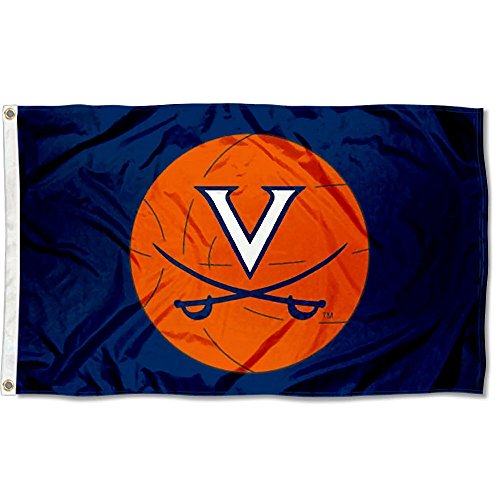 College Flags & Banners Co. UVA Cavaliers Basketball Flag - 757 Sports Collectibles
