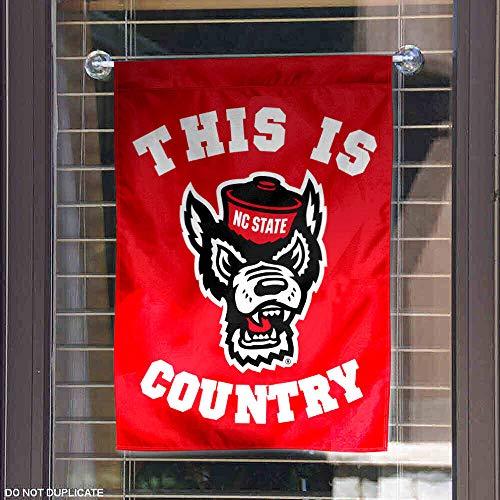 College Flags & Banners Co. North Carolina State Wolfpack This is NC State Country Garden Flag - 757 Sports Collectibles