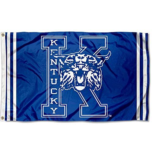 College Flags & Banners Co. Kentucky Wildcats Vintage Retro Throwback 3x5 Banner Flag - 757 Sports Collectibles