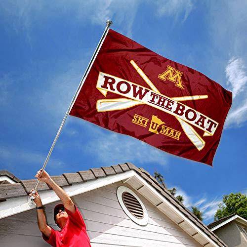 College Flags & Banners Co. Minnesota Gophers Row The Boat Ski U Mah Flag - 757 Sports Collectibles