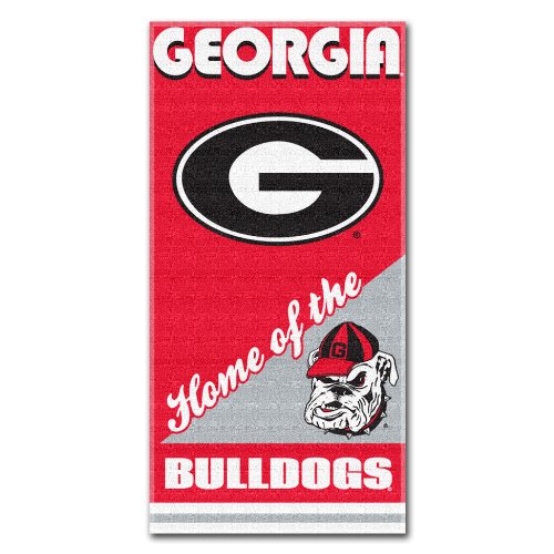 NCAA Georgia Bulldogs Home Beach Towel, 28 x 58-Inch - 757 Sports Collectibles
