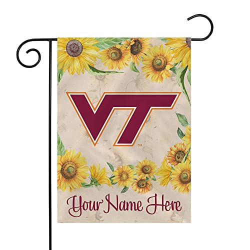 Rico Industries NCAA Virginia Tech Hokies Sunflower Spring Personalized Garden Flag - 757 Sports Collectibles