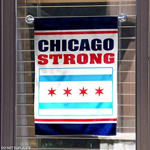 Sports Flags Pennants Company Chicago Strong USA Garden Flag - 757 Sports Collectibles
