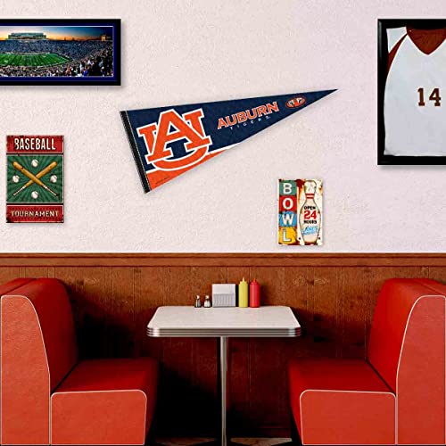 College Flags & Banners Co. Auburn Tigers Pennant Full Size Felt - 757 Sports Collectibles
