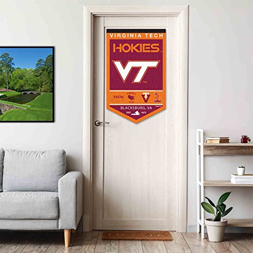 VA Tech Hokies Heritage History Banner Pennant - 757 Sports Collectibles