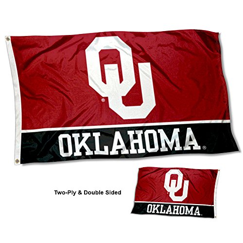 College Flags & Banners Co. Oklahoma Sooners Double Sided Flag - 757 Sports Collectibles