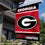 Georgia Bulldogs 2021 College Playoff Champions Double Sided House Flag - 757 Sports Collectibles