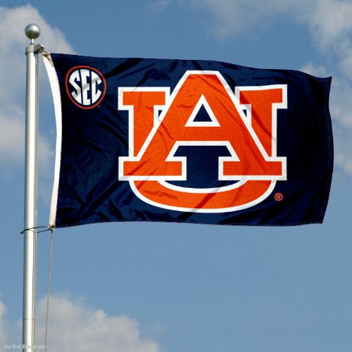 College Flags & Banners Co. Auburn Tigers SEC 3x5 Flag - 757 Sports Collectibles