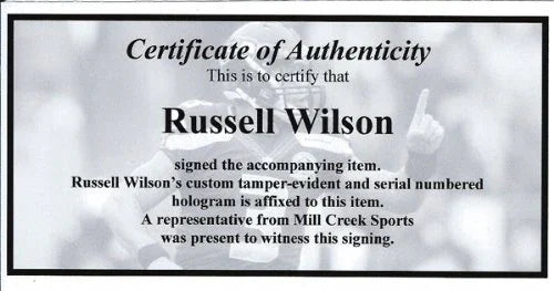 Russell Wilson Autographed 16x20 Photo Seattle Seahawks RW Holo Stock #85980 - 757 Sports Collectibles