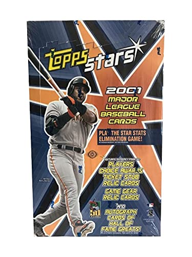 2001 Topps Stars Baseball Hobby Box - 757 Sports Collectibles