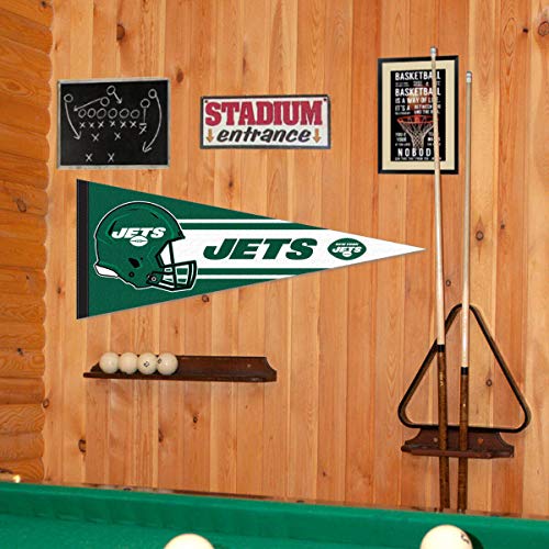 WinCraft New York Jets Official 30 inch Large Pennant - 757 Sports Collectibles