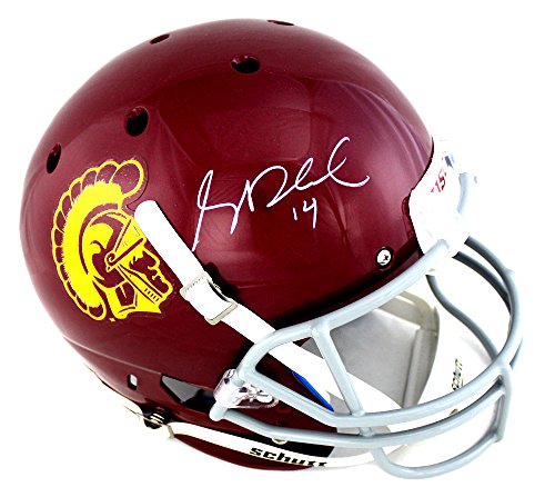 Sam Darnold Autographed/Signed USC Trojans Schutt Full Size NCAA Helmet - 757 Sports Collectibles
