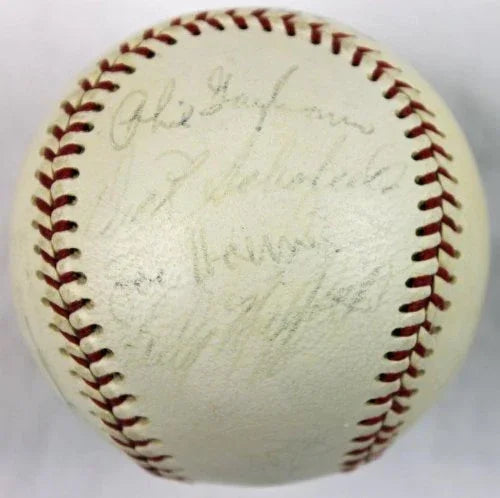 1968 Cardinals Team (18) Signed Onl Baseball Musial Schoendienst PSA/DNA #Q03120 - 757 Sports Collectibles