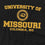 University of Missouri Mizzou Official Circle Logo Unisex Adult T-Shirt, Black, X-Large - 757 Sports Collectibles
