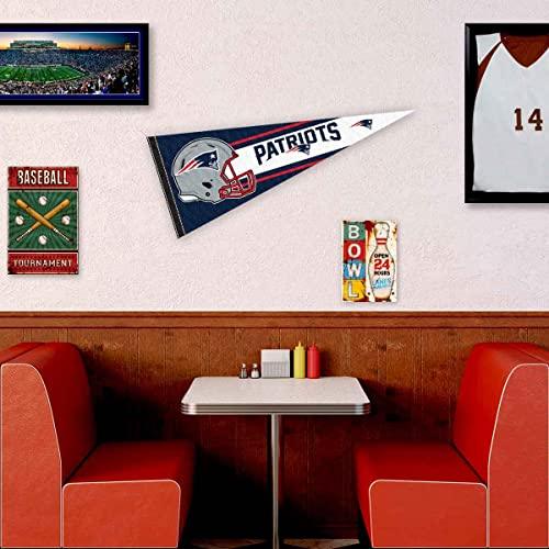 WinCraft New England Patriots Official 30 inch Large Pennant - 757 Sports Collectibles