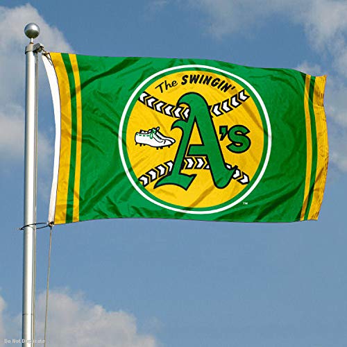 WinCraft Oakland Athletics Retro Vintage Logo Flag and Banner - 757 Sports Collectibles