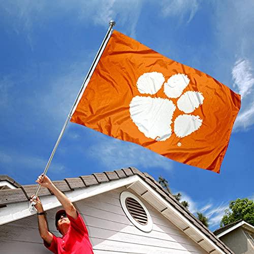 Clemson Tigers CU University Large College Flag - 757 Sports Collectibles
