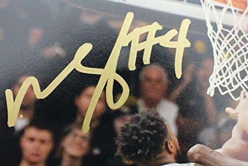Mohamed Mo Bamba Gold Signed 8x10 Photo Texas Longhorns Dunk JSA 136054 - 757 Sports Collectibles