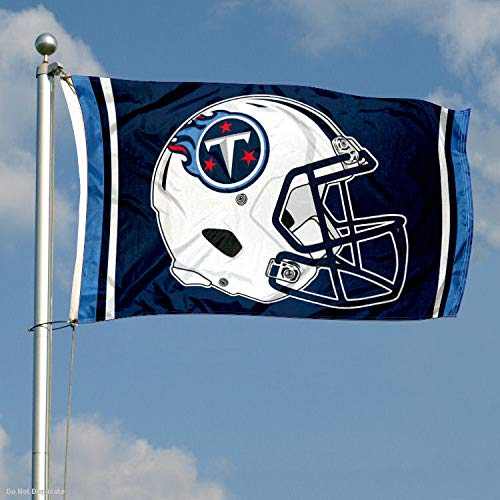 WinCraft Tennessee Titans New Helmet Grommet Pole Flag - 757 Sports Collectibles