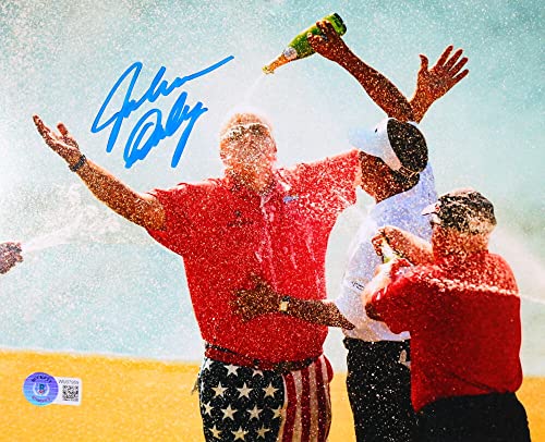 John Daly Autographed 8x10 Champagne Photo -Beckett W Hologram Blue - 757 Sports Collectibles