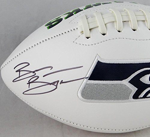 Brian Bosworth Autographed Seattle Seahawks Logo Football- Beckett Auth - 757 Sports Collectibles