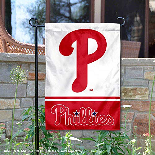 WinCraft Philadelphia Phillies Double Sided Garden Flag - 757 Sports Collectibles