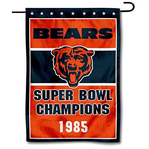 WinCraft Chicago Bears 1985 Super Bowl Champions Double Sided Garden Flag - 757 Sports Collectibles