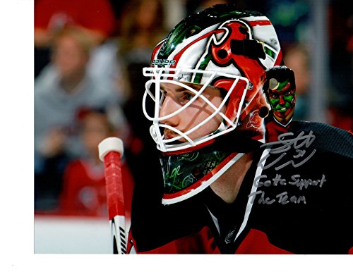 New Jersey Devils Scott Wedgewood signed insc. 8x10 photo