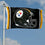 WinCraft Pittsburgh Steelers New Helmet Grommet Pole Flag - 757 Sports Collectibles