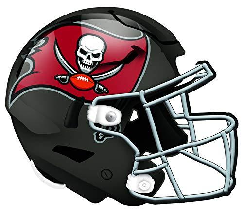 Fan Creations NFL Tampa Bay Buccaneers Unisex Tampa Bay Buccaneers Authentic Helmet, Team Color, 12 inch - 757 Sports Collectibles