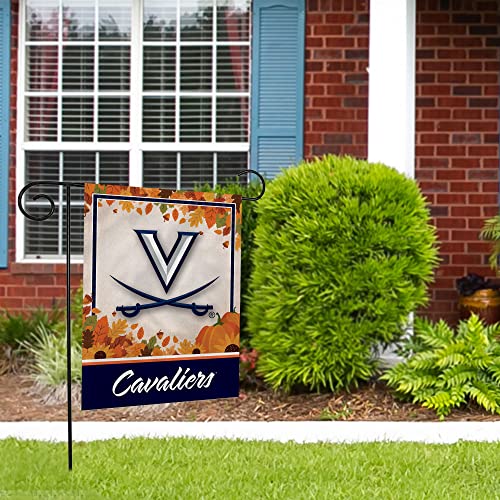 Rico Industries NCAA Virginia Cavaliers Fall/Harvest 13" x 18" Double Sided Garden Flag - 757 Sports Collectibles