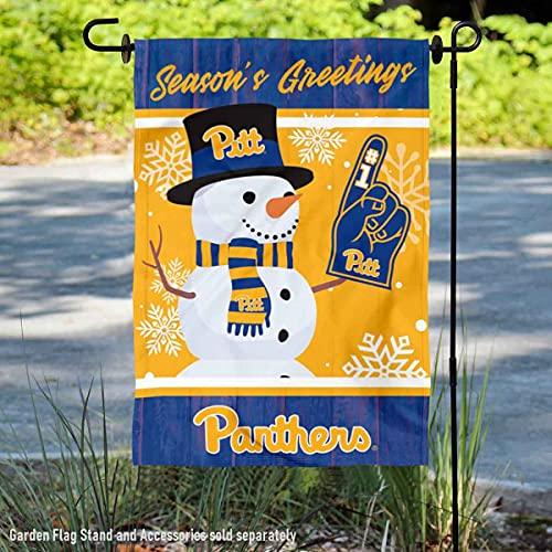 Pittsburgh Panthers Holiday Winter Snow Garden Banner Flag - 757 Sports Collectibles