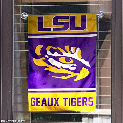 College Flags & Banners Co. Louisiana State LSU Tigers Garden Flag - 757 Sports Collectibles