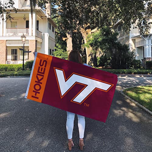 Desert Cactus Virginia Tech Flag Hokies VT Flags Banners 100% Polyester Indoor Outdoor 3x5 (Team Name) - 757 Sports Collectibles