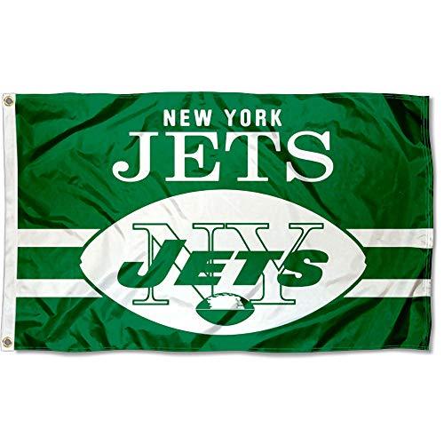WinCraft New York Jets Throwback Vintage Retro 3x5 Banner Flag - 757 Sports Collectibles
