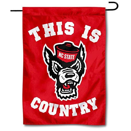 College Flags & Banners Co. North Carolina State Wolfpack This is NC State Country Garden Flag - 757 Sports Collectibles
