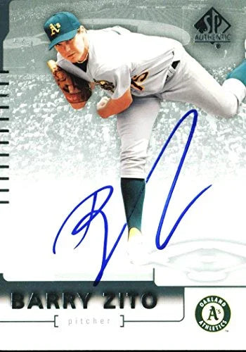 Athletics Barry Zito Authentic Signed Card 2004 Sp Authentic #20 w/ COA - 757 Sports Collectibles