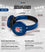 NFL Denver Broncos Wireless Bluetooth Headphones, Team Color - 757 Sports Collectibles