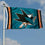 WinCraft San Jose Sharks 3x5 Feet Banner Flag - 757 Sports Collectibles