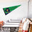 College Flags & Banners Co. Fighting Irish Fighting Irish Pennant Full Size Felt - 757 Sports Collectibles