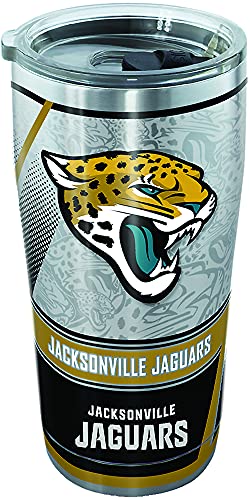 Tervis Triple Walled NFL Jacksonville Jaguars Insulated Tumbler Cup Keeps Drinks Cold & Hot, 20oz - Stainless Steel, Edge - 757 Sports Collectibles