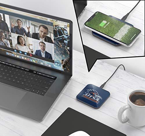 NCAA Texas San Antonio Roadrunners Wireless Charging Pad, White - 757 Sports Collectibles